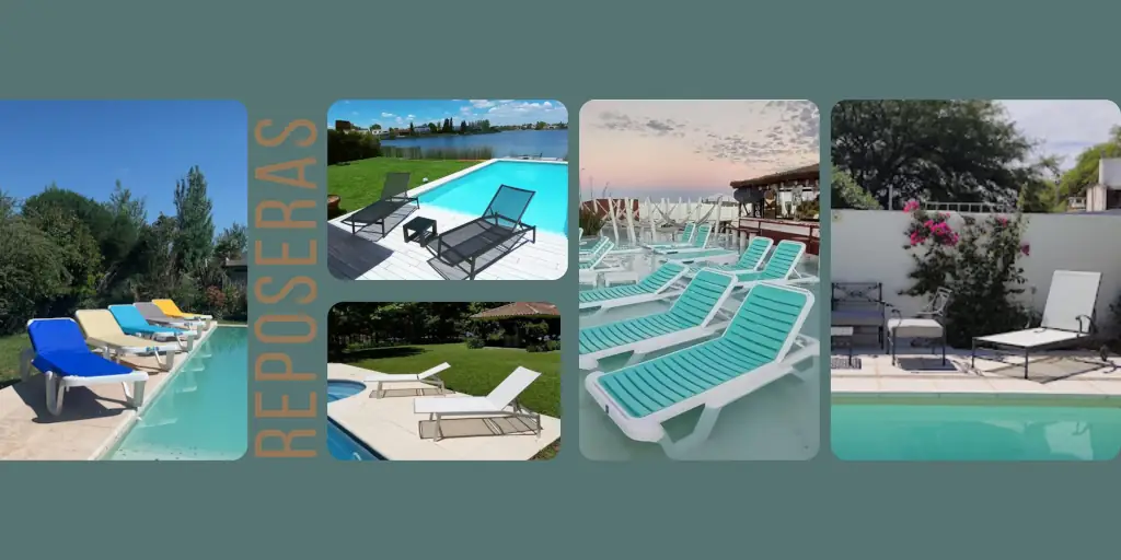 Reposeras y sillones para piletas