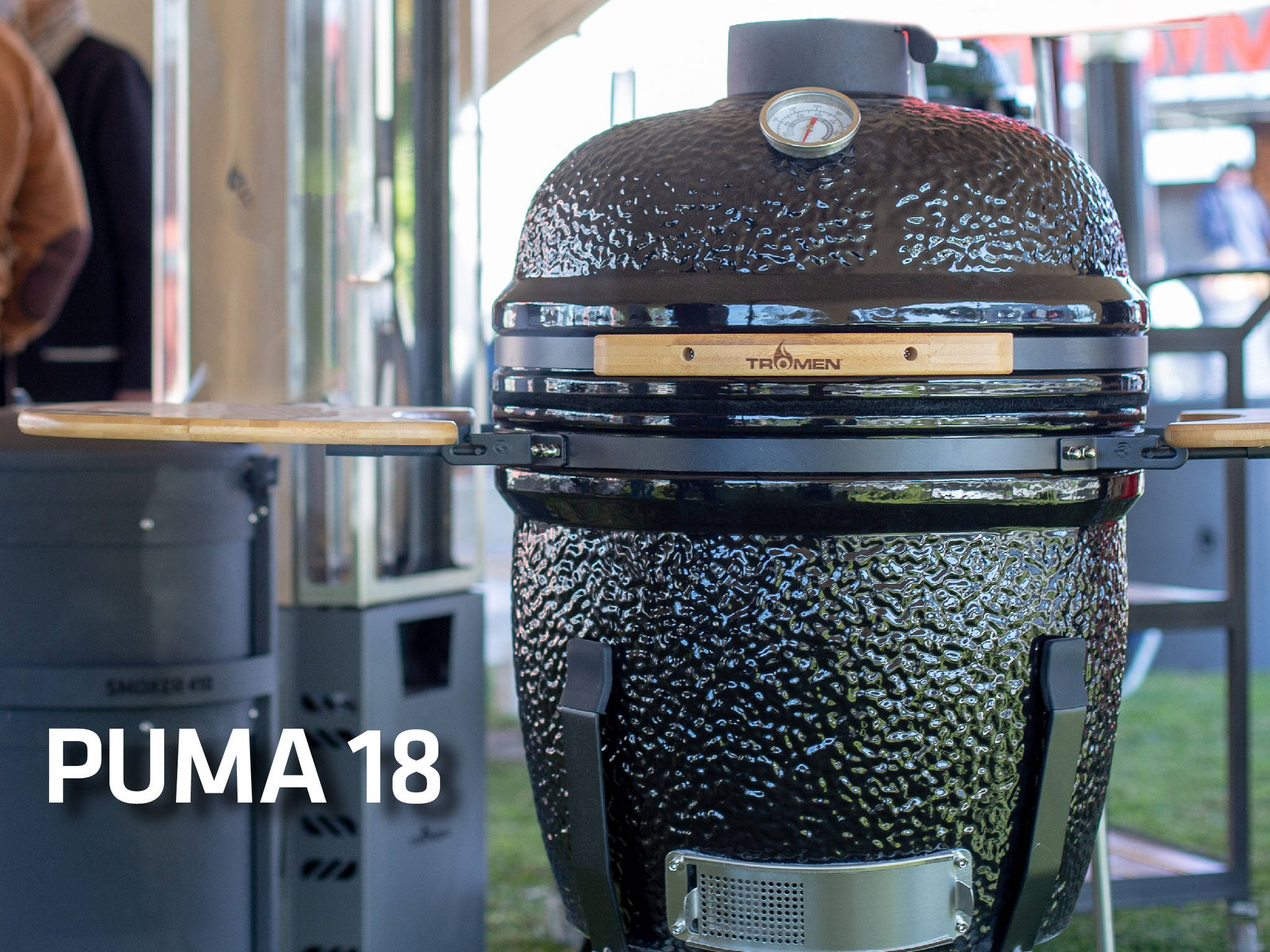 Kamado Puma 18 negro