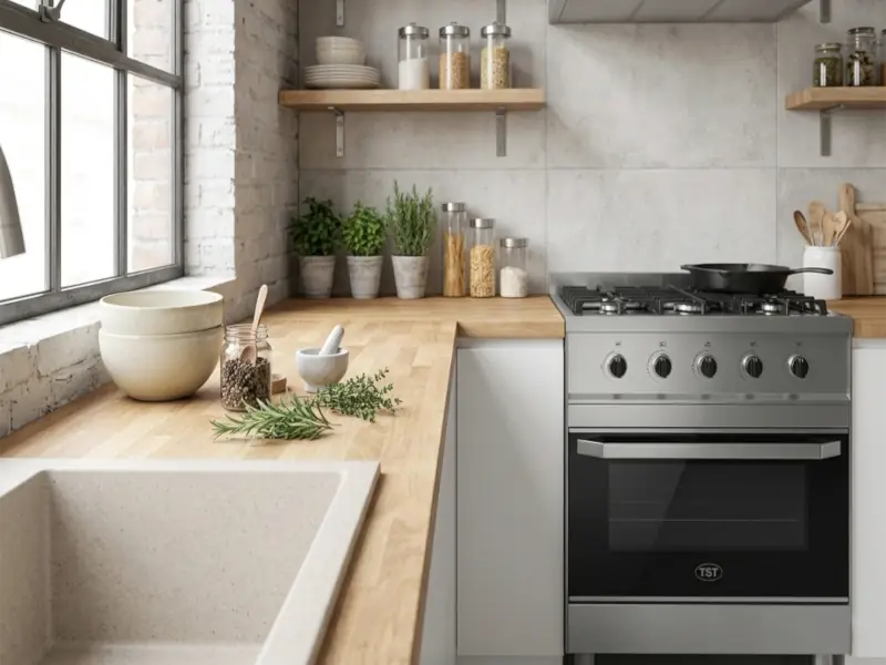 Cocina VESTA 60 STEEL