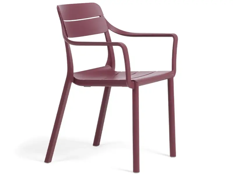 Sillón Cassia de Nardi color Borgogna