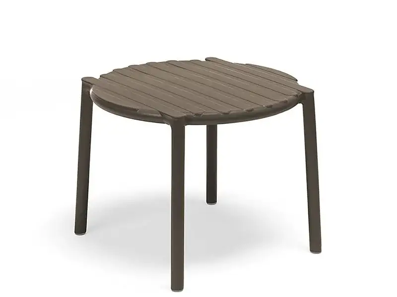 Mesa Doga apilable de Nardi color Tabaco