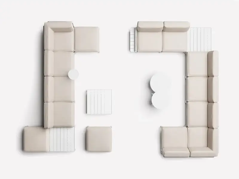 Nardi - Sillón de 3 cuerpos