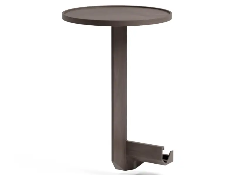Mesa Maximo redonda de 33cm de Nardi color Terra