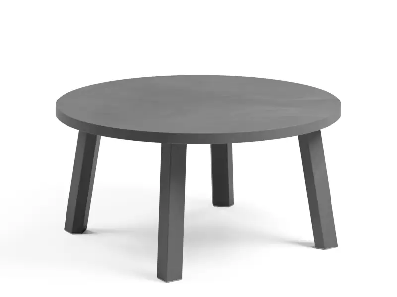 Mesa Maximo redonda de 60cm de Nardi color Basalto