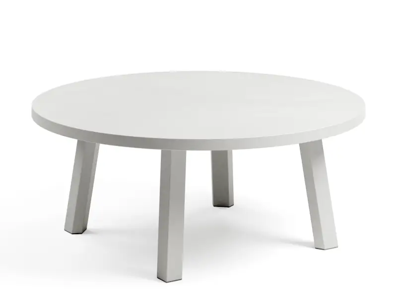 Mesa Maximo redonda de 70cm de Nardi color Gesso