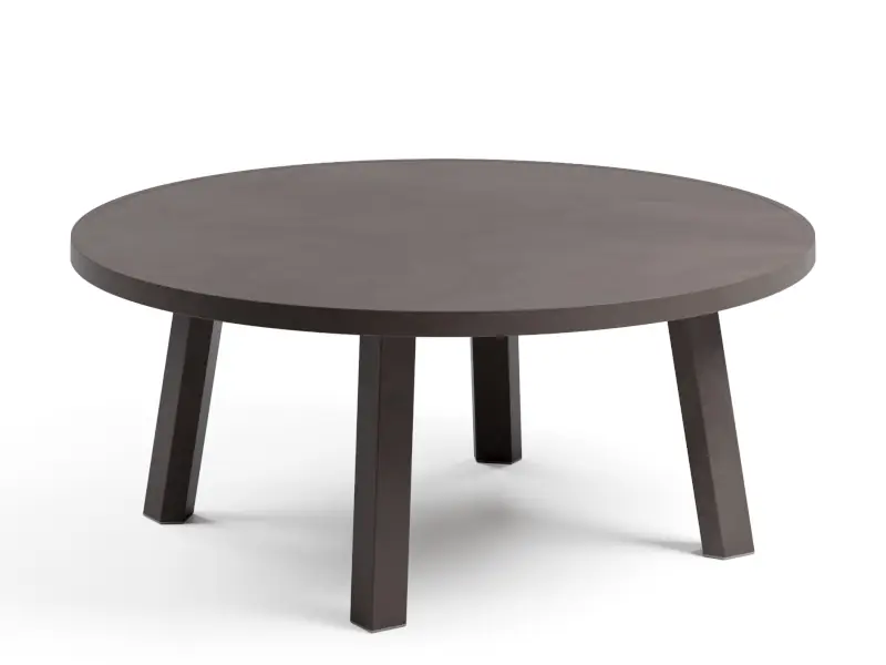 Mesa Maximo redonda de 70cm de Nardi color Terra