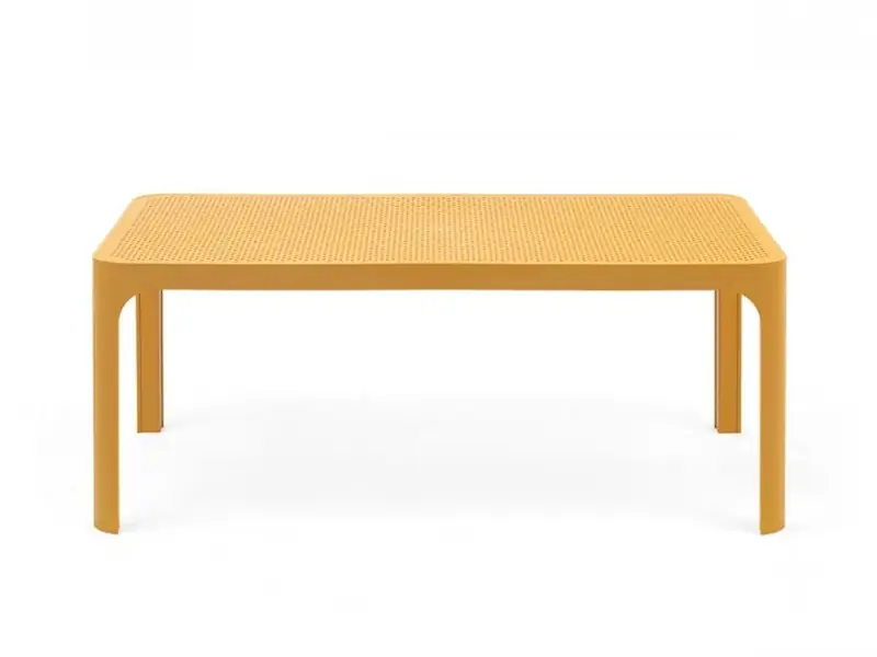 Mesa baja Net 40 de Nardi color Senape / Mostaza