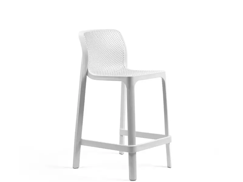 Banqueta / Taburete Net Stool Mini de Nardi color Blanco