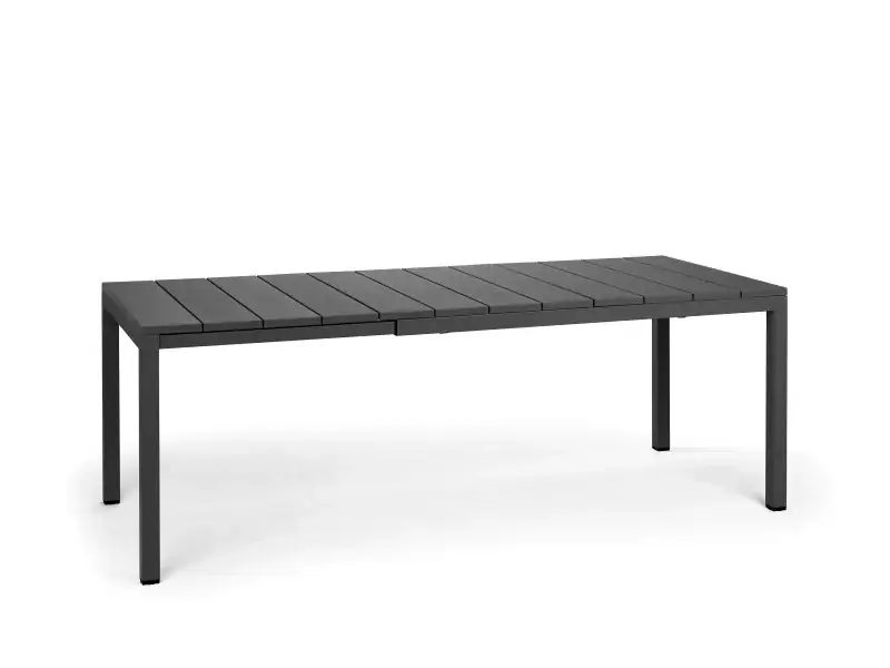Mesa Nardi Rio 140 con estructura color Antracita