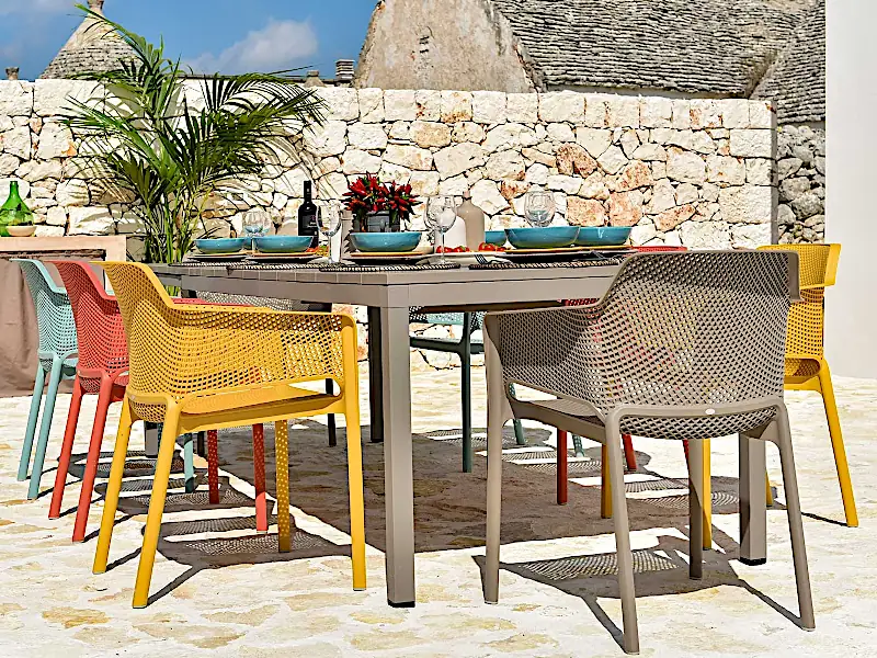 Sillón Net Mostaza, Verde Agua, Coral, Tottora, (también viene en Antracita y Blanco) de Nardi