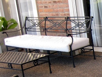 Sofa DAKAR LIVING de 3 cuerpos con mesa de 120 x 60 con tablero