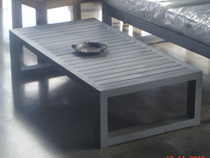 Mesa ZEUS de 120x60 con tablero de listones de aluminio